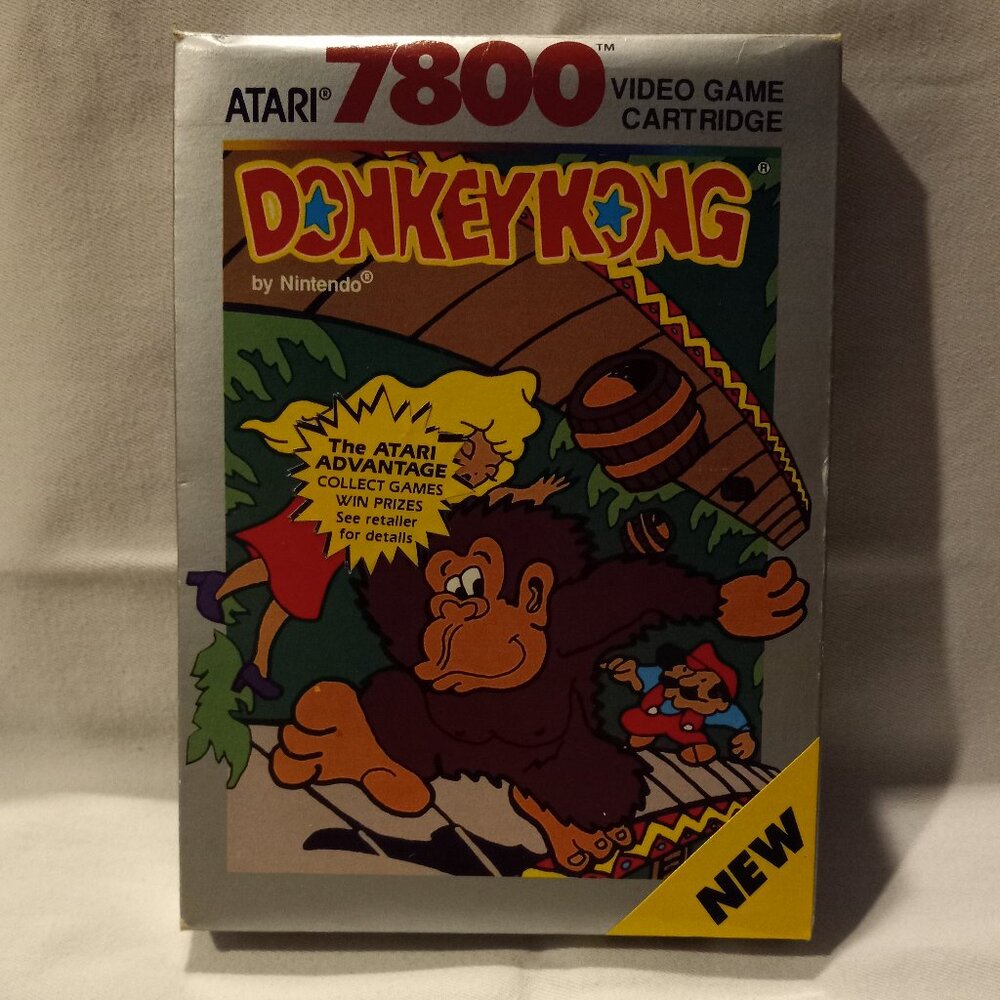 DONKEY KONG CIB - ATARI 7800 UN-Tested
